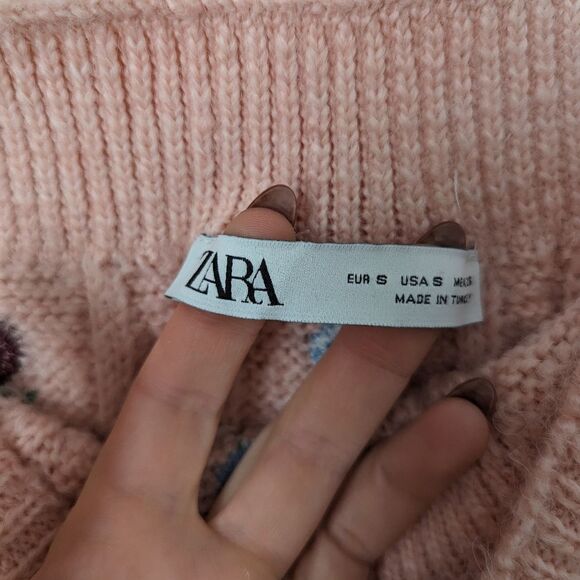 Zara Pink Knit Sweater Set - Picture 5 of 11